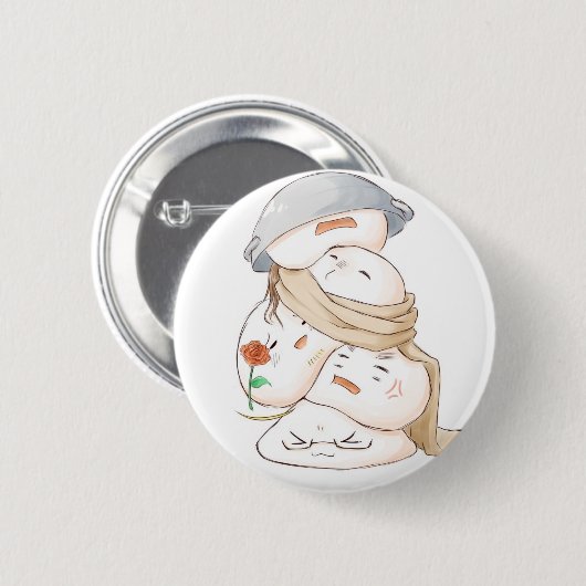 Hetalia Mochi Button (Vorne & Hinten)
