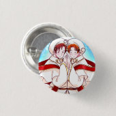 Hetalia Nord/Süd Italien Button (Vorne & Hinten)