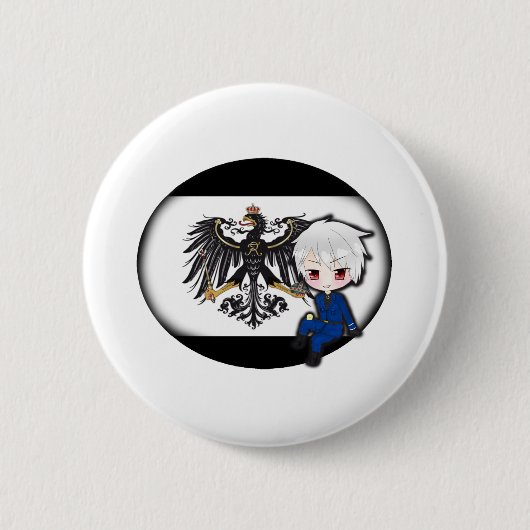 Hetalia Preußen-Liebhaber Otaku Button (Vorderseite)