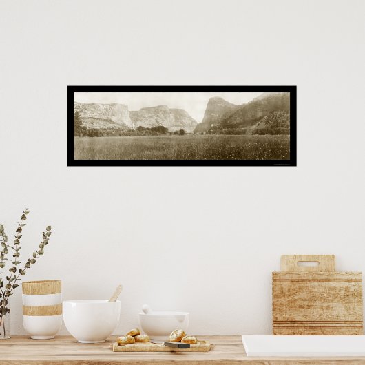 Hetch Hetchy Valley Foto 1911 Poster (Küche)