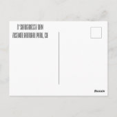 Hetch Hetchy's O'Shaughnessy Dam in Yosemite Postkarte (Rückseite)