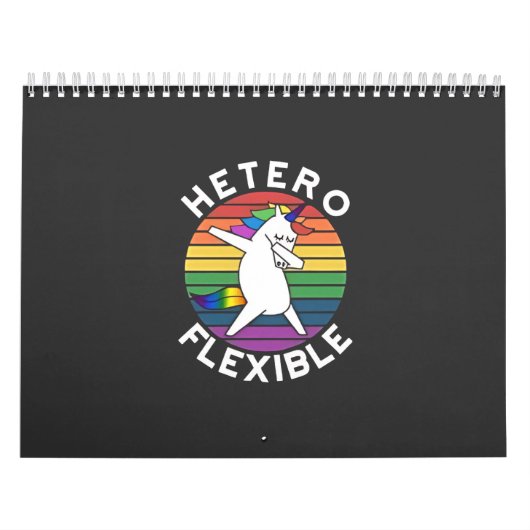 Hetero Flexible LGBT Lesbische Schwulenschwule Kalender (Titelbild)