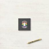 Hetero Flexible LGBT Lesbische Schwulenschwule Post-it Klebezettel (Auf Schreibtisch)