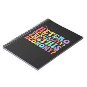 Hetero Heterosexualität in dieser Ökonomie LGBT Notizblock (Linke Seite)