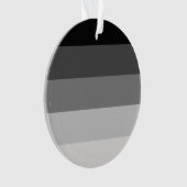 Hetero-Pride-Flag, gerader Stolperflagge Ornament (Vorderseite)