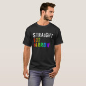 Hetero Support-Gay Pride nicht direkt schrumpfen T-Shirt (Vorne ganz)