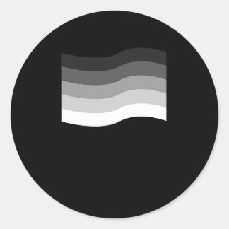 Heterosexuelle LGBT-Flag-Flag-Geschenk Runder Aufkleber