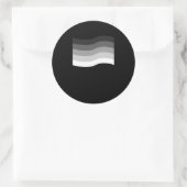 Heterosexuelle LGBT-Flag-Flag-Geschenk Runder Aufkleber (Tasche)