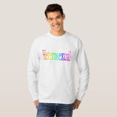 Heterosexueller Regenbogen T-Shirt (Vorne ganz)