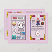 Hetha - Helium Trading Card Postkarte (Vorne/Hinten)