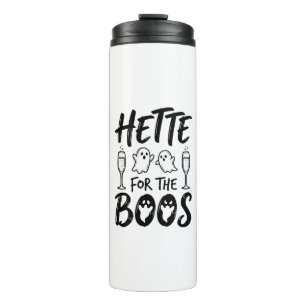 Hette für die Boos Halloween-Geisterparty-Shirt-De Thermosbecher