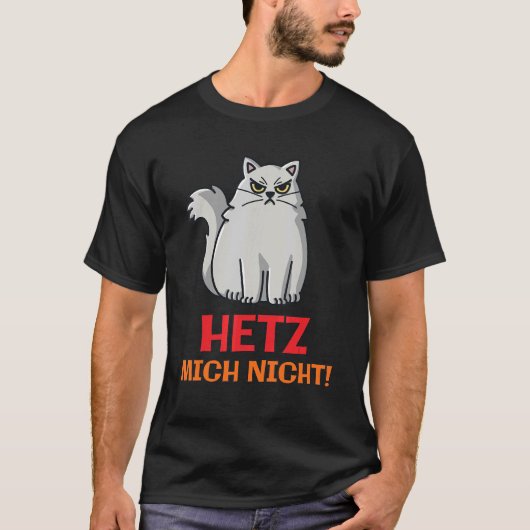 Hetz Mich Nicht Auf dem Bau Sanitary Sarcasmus Kei T-Shirt (Vorderseite)
