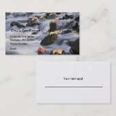 Hetzende Rapids mit Herbst-Blätter Terminkarte (Vorne/Hinten)