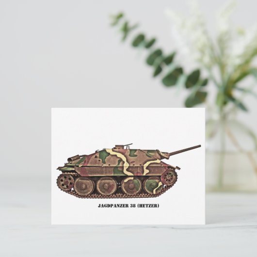 Hetzer Postkarte (Stehend Vorderseite)