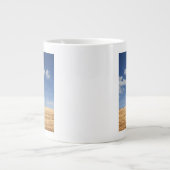 Heu-Ballen auf Feld Jumbo-Tasse (Vorderseite)