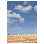 Heu-Ballen auf Feld Klemmbrett (Rückseite)