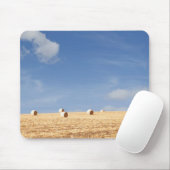 Heu-Ballen auf Feld Mousepad (Mit Mouse)