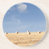 Heu-Ballen auf Feld Untersetzer (Vorne)