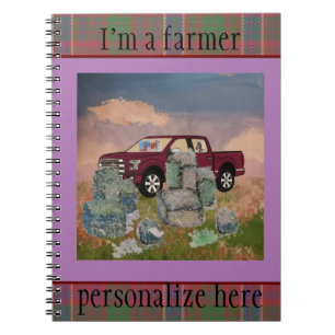 Heu-Bauer Notizblock