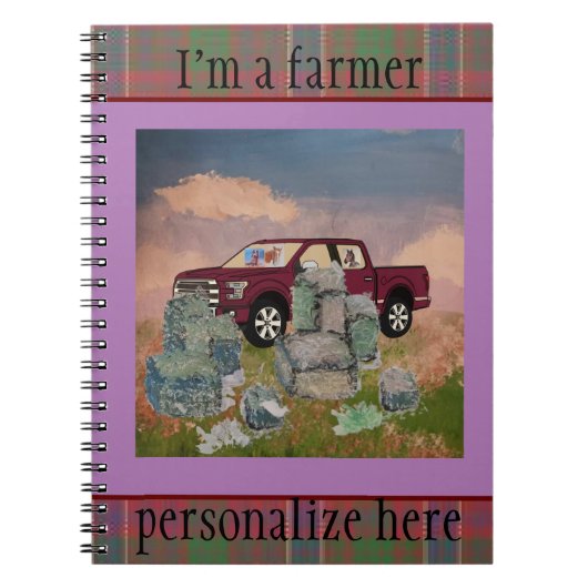 Heu-Bauer Notizblock (Vorderseite)