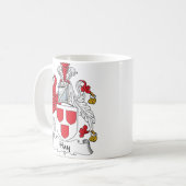 Heu-Familienwappen Kaffeetasse (Vorderseite Links)