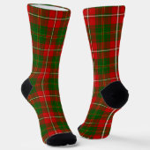 Heu Karo rot grün kariert Socken (Gewinkelt)