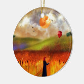 Heu Keramikornament (Links)