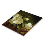 Heu Magnolia Blume Gold Velvet Keramik Tile Fliese (Seite)