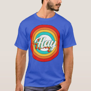 Heu-Name-Shirt Vintage-Heu-Kreis T-Shirt