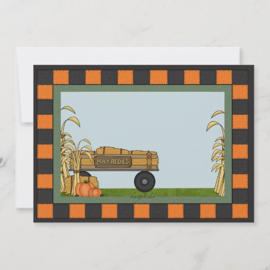 Heu reitet Einladung (Rückseite)