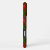 Heu-Tartan rot grün kariert iPhone Hülle (Rechte Seite)