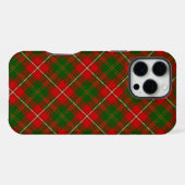 Heu-Tartan rot grün kariert iPhone Hülle (Rückseite (Horizontal))
