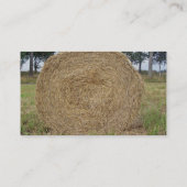 Heubale auf dem Feld Visitenkarte (Rückseite)