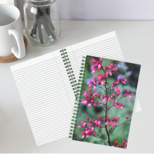 Heuchera Coral Bells Floral Notizblock