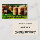 Heuen von Service-oder Heu-Verkäufen Visitenkarte (Vorne/Hinten)