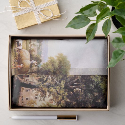 Heuendes Land-Bauers-Americanaseidenpapier Seidenpapier (Geschenk)