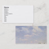 Heuernte, 1838 (Öl auf Leinwand) Visitenkarte (Vorne/Hinten)