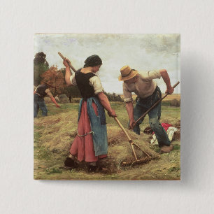 Heuernte, 1880 button
