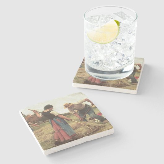 Heuernte, 1880 steinuntersetzer (Seitenansicht)