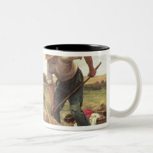 Heuernte, 1880 zweifarbige tasse