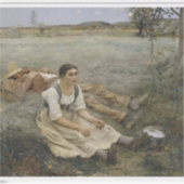 Heuernte-Aufkleber — Jules Bastien-Lepage (1877) Aufkleber (Vorderseite)