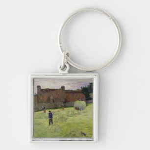 Heuernte Paul Gauguins   in Bretagne, 1888 Schlüsselanhänger