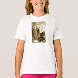 Heugabel-Priester Sankt Nikolaus Krampus T-Shirt