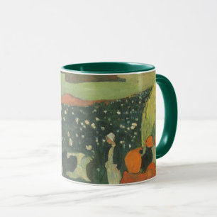 Heuhaufen in der Bretagne von Paul Gauguin, Vintag Tasse