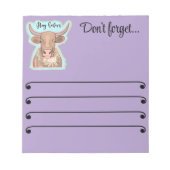 Heuhirten Notizblock (Vorderseite)