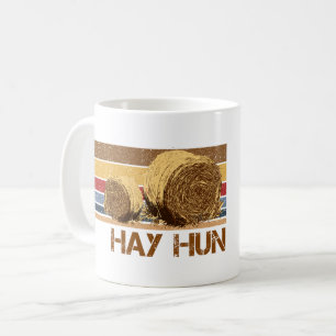 Heuhun Hay bale Funny Farm Life Country Hayfield Kaffeetasse