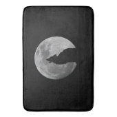 HEULEN AM MOND BADEMATTE (Vorderseite Vertikal)