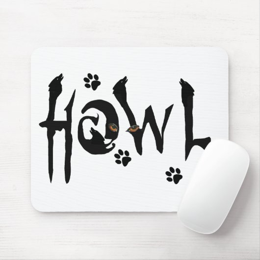 Heulen Mousepad (Mit Mouse)