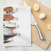 HeulenBasset-Geschirrtuch Küchentuch (Viertel Falte)