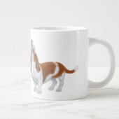 HeulenBasset Jumbo-Tasse (Rechts)
